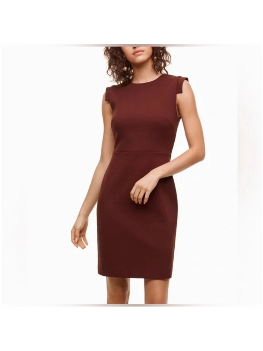 Babaton Etienne red burgundy dress size 4